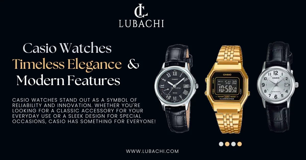 casio watches with modern features