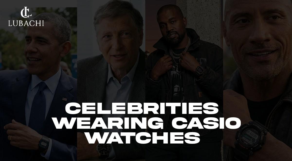 Celebrities Wearing Casio Watches