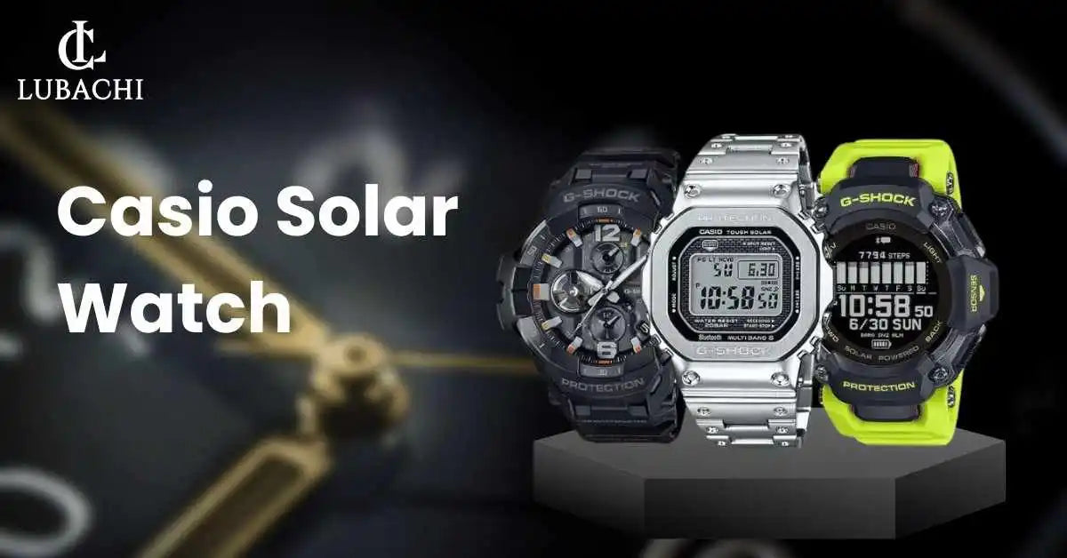 casio solar watches
